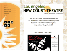 Tablet Screenshot of lanewcourttheatre.com